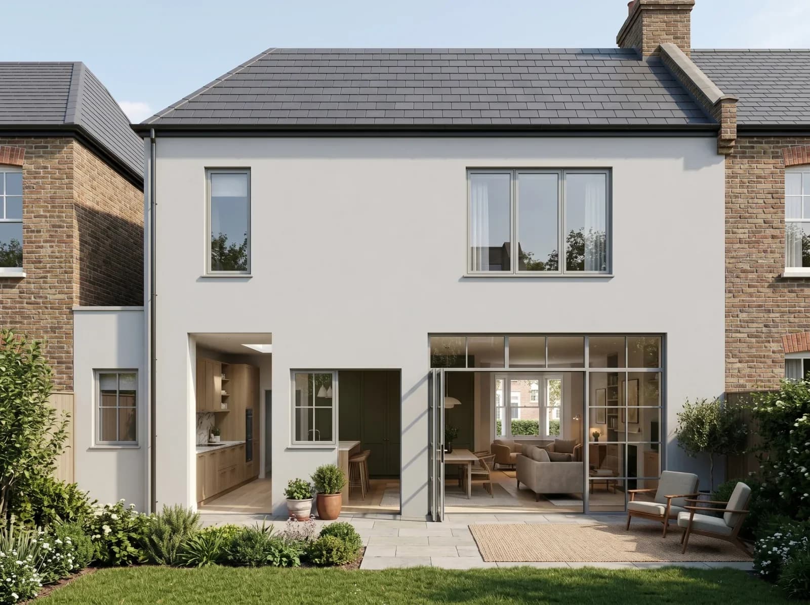 Design studio: A design render of an extension, produced alongside the priced scope.